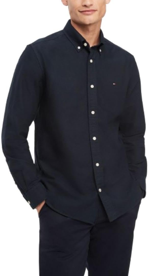 Mens Long Sleeve Button Down Oxford Shirt in Regular Fit