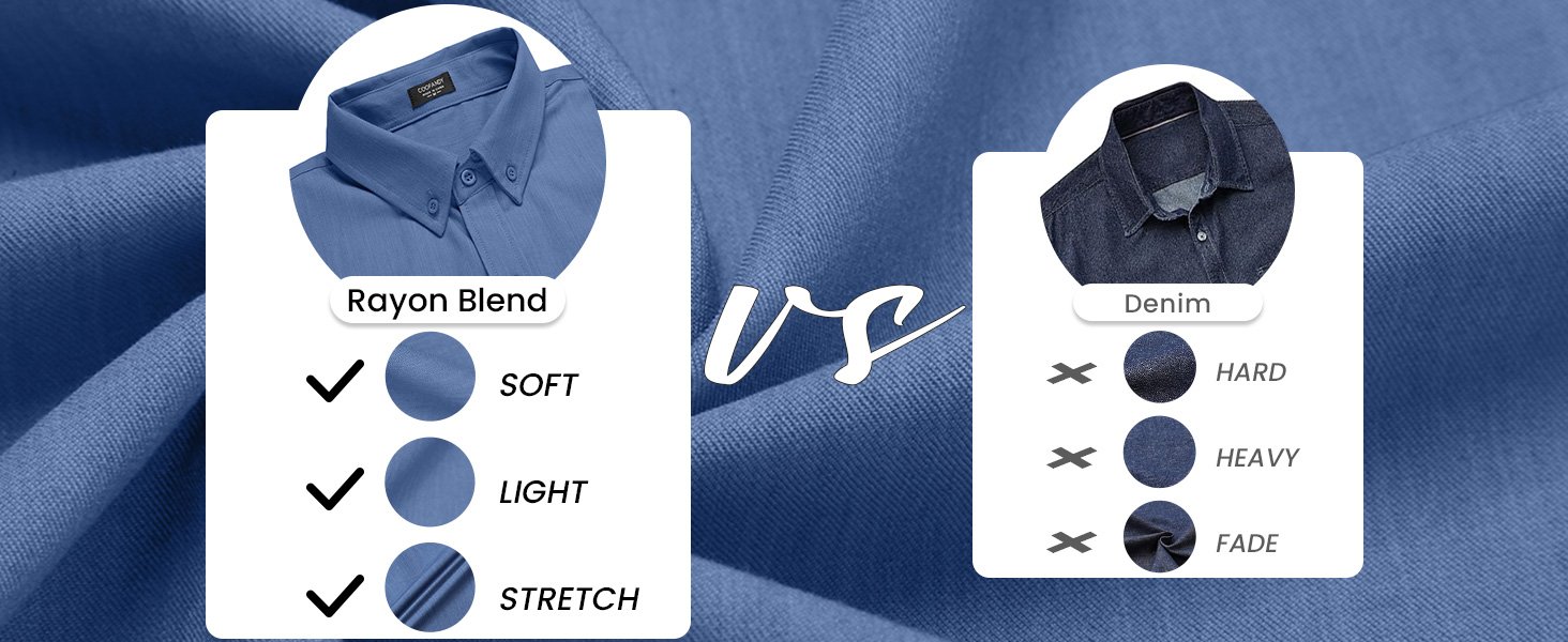 PREMIUM FABRIC denim look