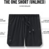 Men's Short (Unlined), Training, Swimming, Lightweight, Quick-Dry, Zip Pocket, Stretch Woven