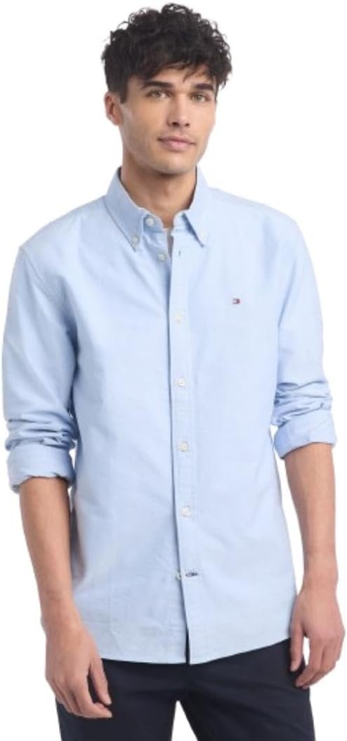 Mens Long Sleeve Button Down Oxford Shirt in Regular Fit