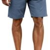 Mens Casual Shorts Cotton Drawstring Elastic Waist Stretch Chino Golf Shorts Summer Beach Shorts