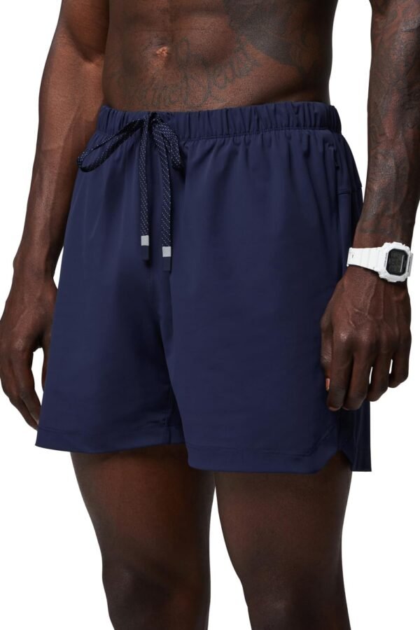 Men's Short (Unlined), Training, Swimming, Lightweight, Quick-Dry, Zip Pocket, Stretch Woven