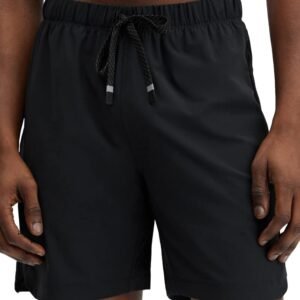 61_N9MK7GdL._AC_SL1500 Men's Short (Unlined), Training, Swimming, Lightweight, Quick-Dry, Zip Pocket, Stretch Woven