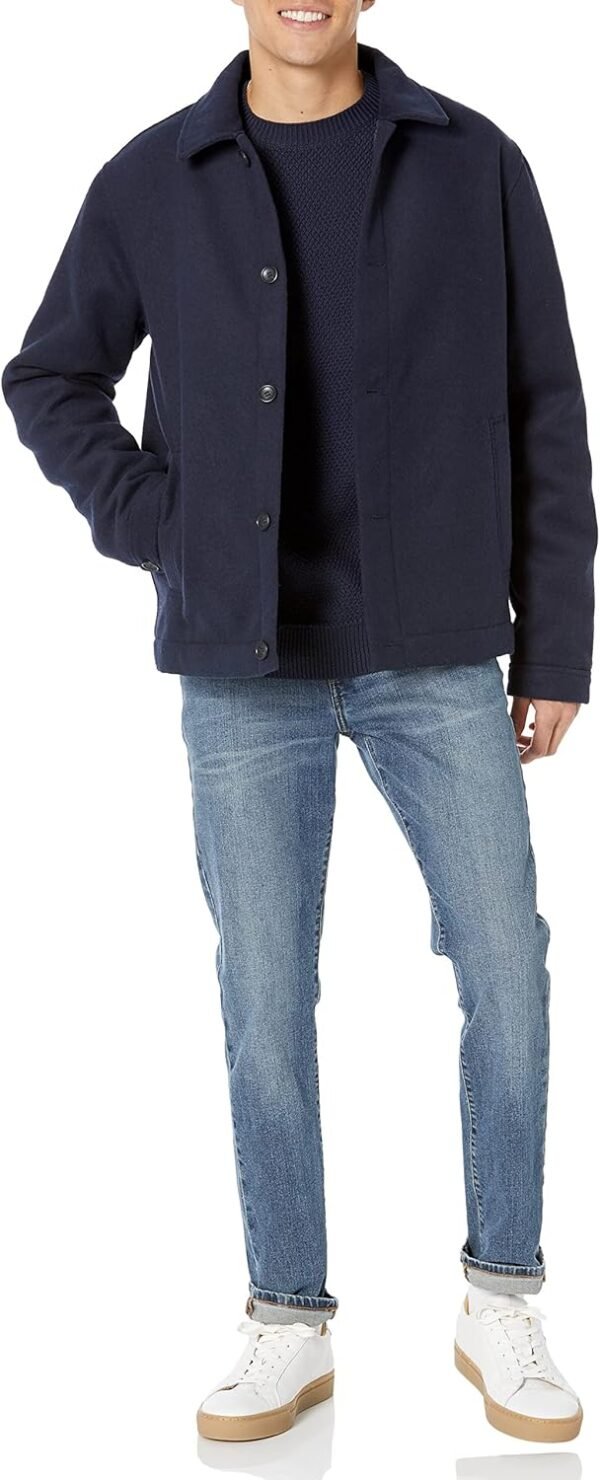 Men's Wool Blend Bomber Jacket (Available in Big & Tall)