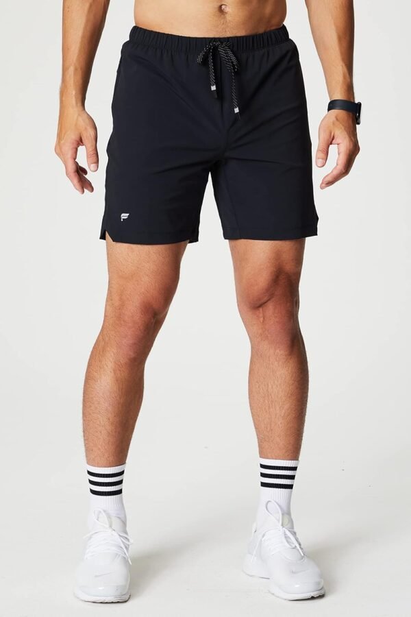 Men's Short (Unlined), Training, Swimming, Lightweight, Quick-Dry, Zip Pocket, Stretch Woven