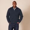 Men's Sweatshirt, Mock Neck, Fleece Zip Up