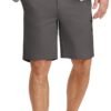 Mens Casual Shorts Classic Fit Chino Dress Shorts Lighweight Stretch Flat Front Golf Shorts with Pockets