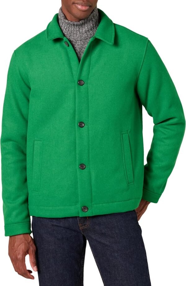 Men's Wool Blend Bomber Jacket (Available in Big & Tall)