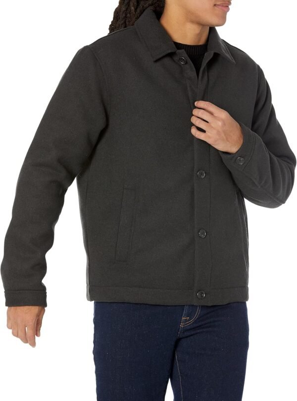 Men's Wool Blend Bomber Jacket (Available in Big & Tall)