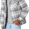813Dgg2DflL._AC_SL1500 Men's Long Sleeve Quilted Lined Flannel Shirt Jacket with Hood