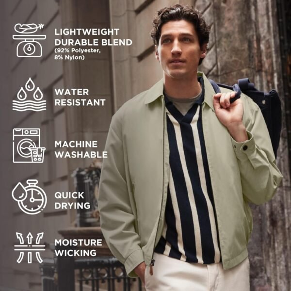 Men's Auburn Zip-Front Golf Jacket (Regular & Big-Tall Sizes)