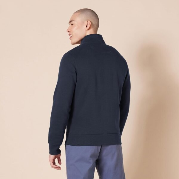 Men's Sweatshirt, Mock Neck, Fleece Zip Up