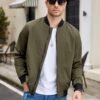81NgmEhifiL._AC_SL1500 Men Bomber Jacket Lightweight Windbreaker Jackets Casual Softshell Flight Fashion Winter Fall Coat with Pocket