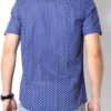 Men's Shirt Lapel Button Regular Fashion Dynamic Casual Short Sleeve Star Print Poplin Shirt