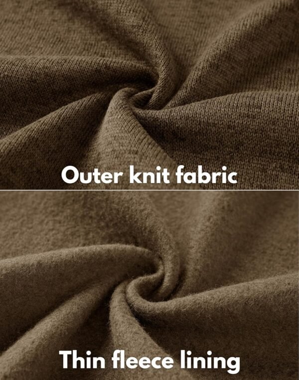 Mens Fleece Jacket Zip Up Lightweight Sweater Jackets Casual Warm with Pockets for Home Office Hiking