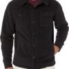 81chPBfJcVL._AC_SL1500 Mens Long-Sleeve Polar Fleece Shirt Jacket for Winter