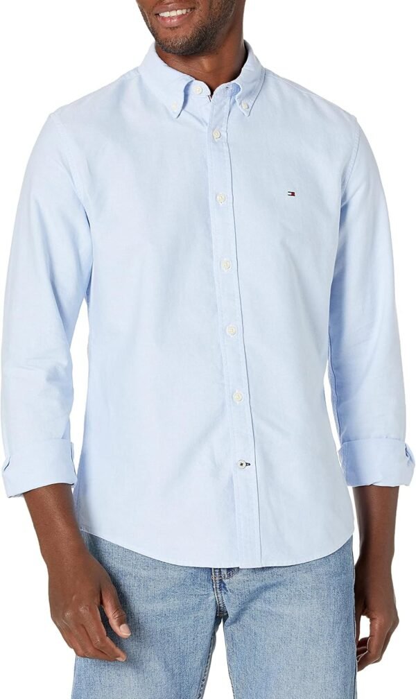 Mens Long Sleeve Button Down Oxford Shirt in Regular Fit