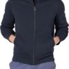 Men's Sweatshirt, Mock Neck, Fleece Zip Up