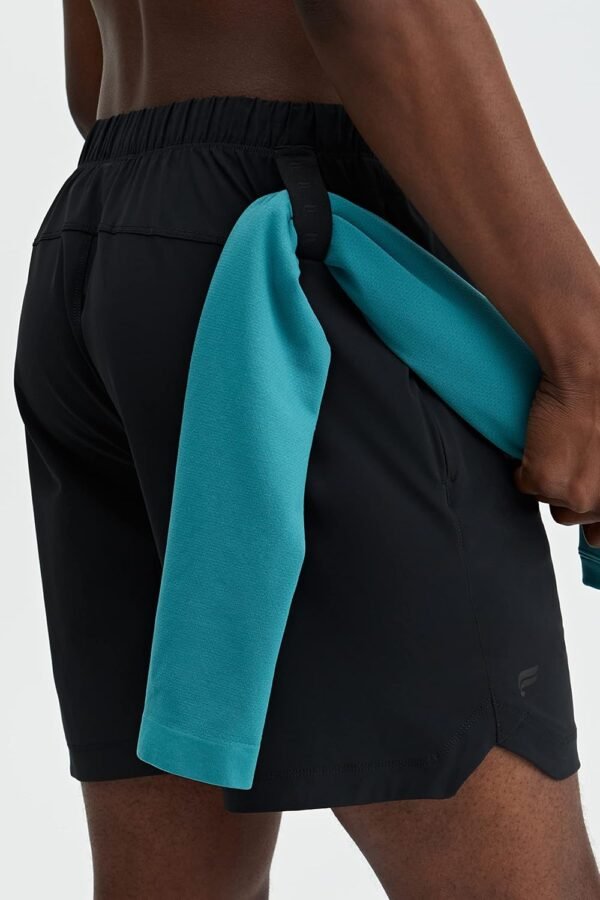 Men's Short (Unlined), Training, Swimming, Lightweight, Quick-Dry, Zip Pocket, Stretch Woven