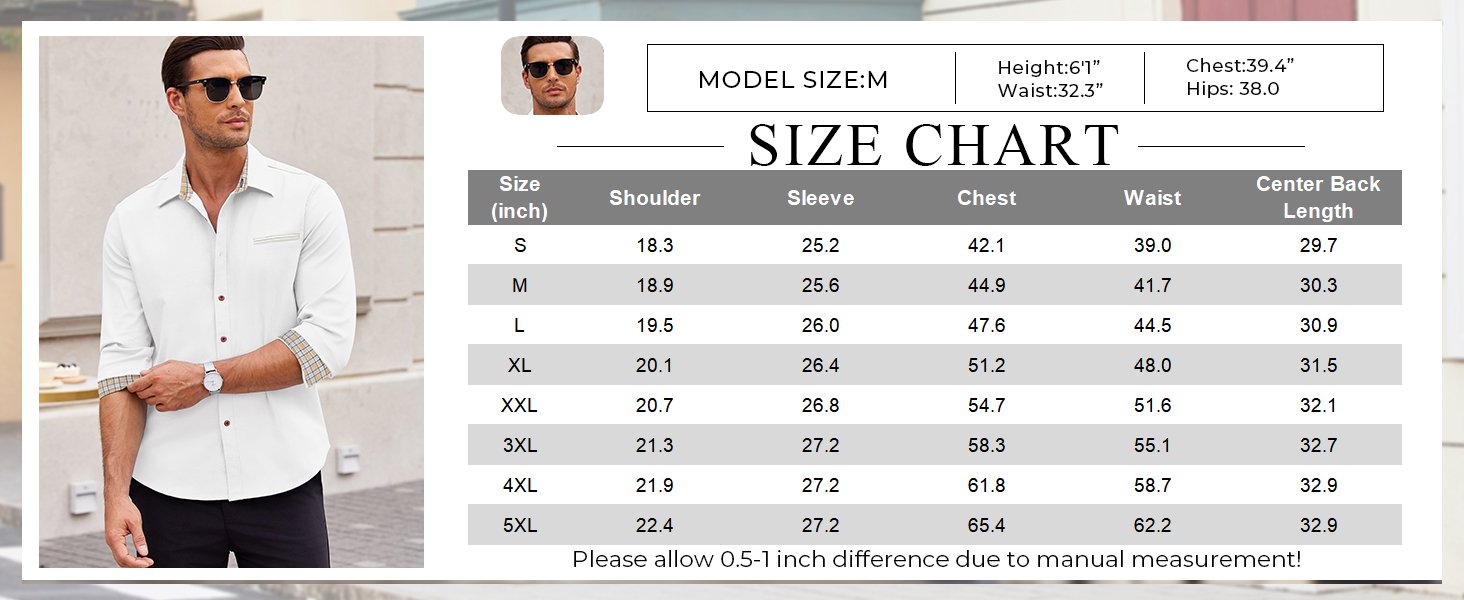 coofandy mens button down denim shirt