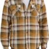 917ObKqaiSL._AC_SL1500 Men's Long Sleeve Quilted Lined Flannel Shirt Jacket with Hood