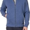 Men's Sweatshirt, Mock Neck, Fleece Zip Up