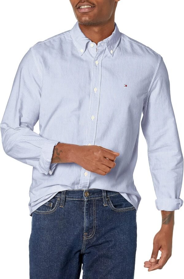 Mens Long Sleeve Button Down Oxford Shirt in Regular Fit