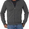 Men's Sweatshirt, Mock Neck, Fleece Zip Up