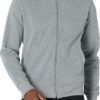 Men's Sweatshirt, Mock Neck, Fleece Zip Up