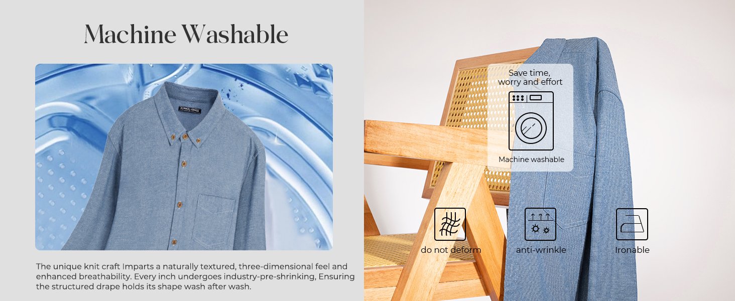 mens casual button down shirts